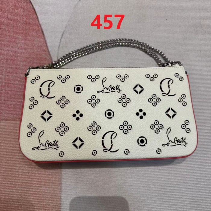 Leather bag ,5A ,size 25x4x14cm,no box,  B75-456-458