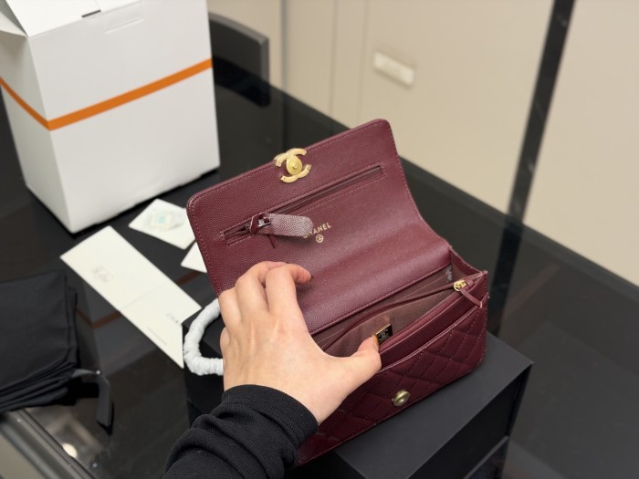 Split leather bag ,4A ,size 19x12cm,no box,  B75-460
