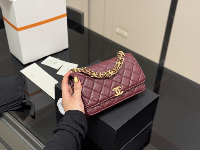 Split leather bag ,4A ,size 19x12cm,no box,  B75-460