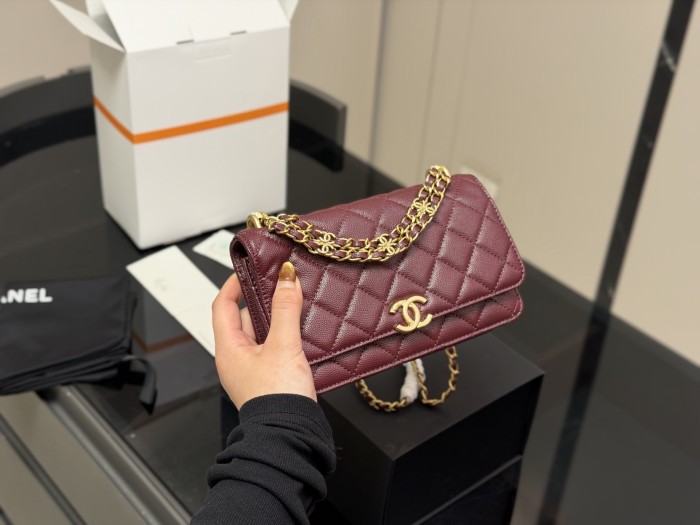 Split leather bag ,4A ,size 19x12cm,no box,  B75-460