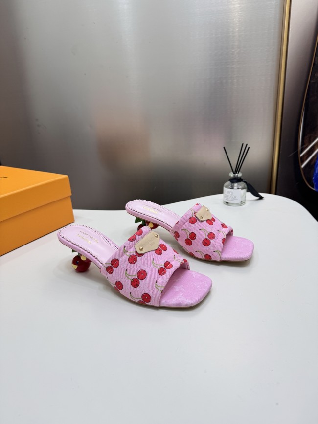 Women's high heel slippers shoes, size 35-42, SS60-3757