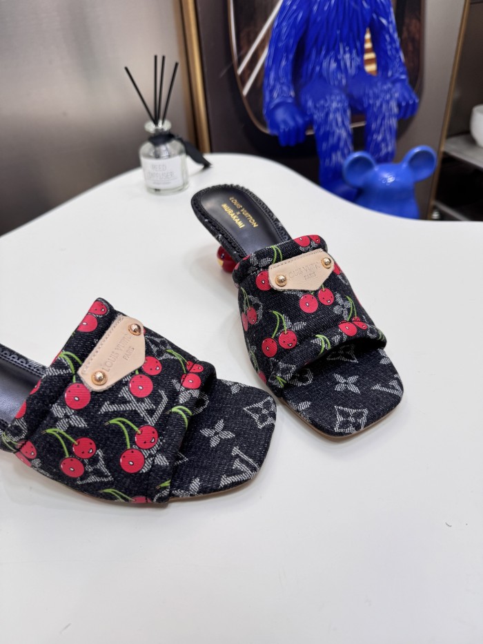 Women's high heel slippers shoes, size 35-42, SS60-3754