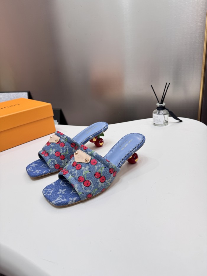 Women's high heel slippers shoes, size 35-42, SS60-3756
