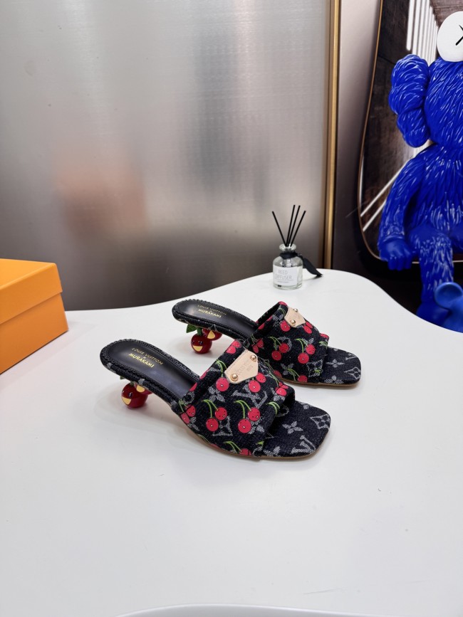 Women's high heel slippers shoes, size 35-42, SS60-3754