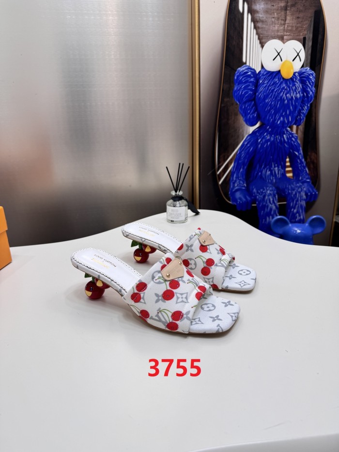 Women's high heel slippers shoes, size 35-42, SS60-3755