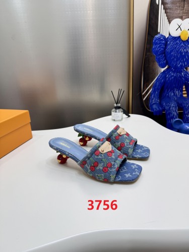 Women's high heel slippers shoes, size 35-42, SS60-3756