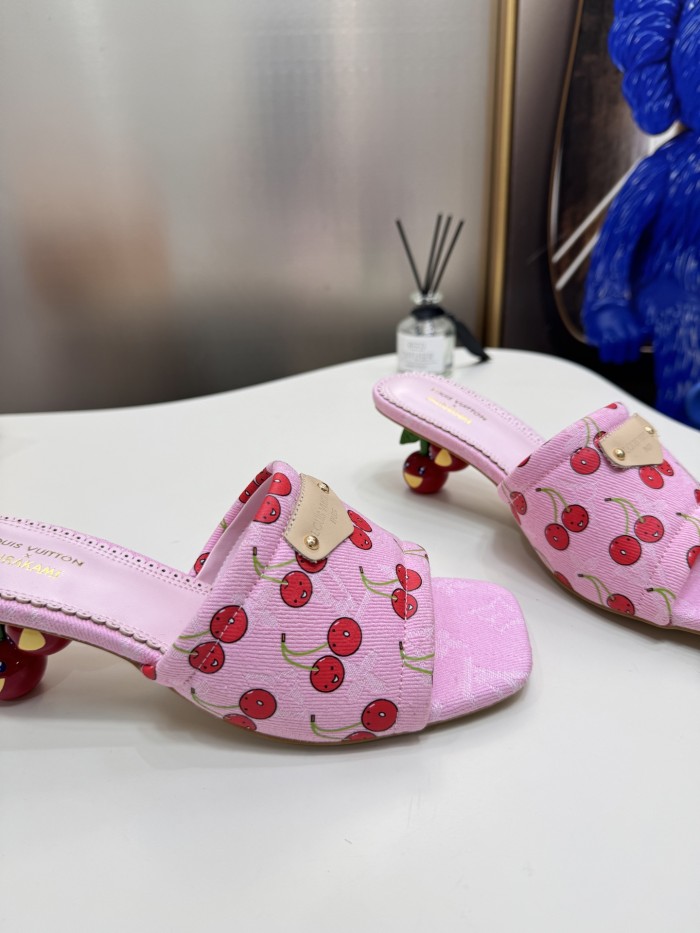 Women's high heel slippers shoes, size 35-42, SS60-3757