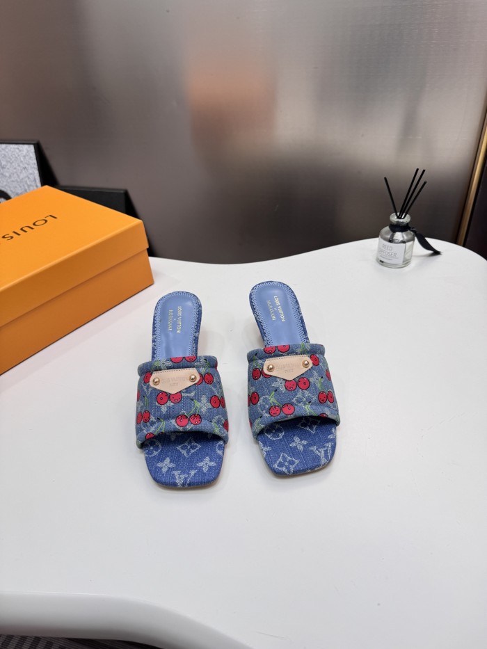 Women's high heel slippers shoes, size 35-42, SS60-3756