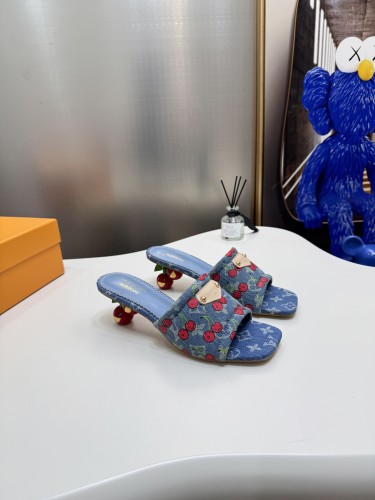 Women's high heel slippers shoes, size 35-42, SS60-3756