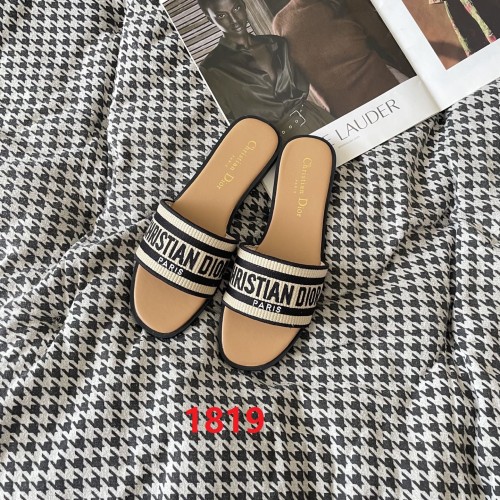 Women's flat slippers shoes, size 36-42, SS50-1819