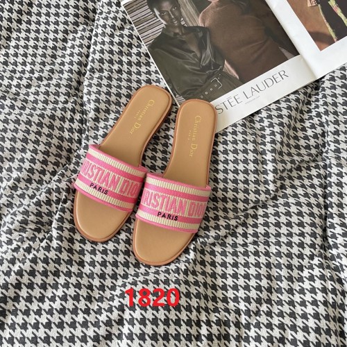 Women's flat slippers shoes, size 36-42, SS50-1820