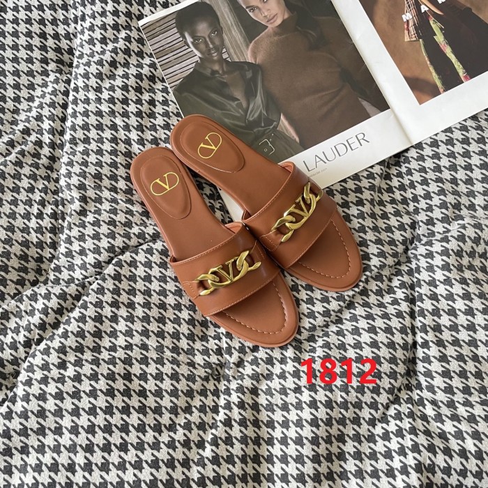 Women's flat slippers shoes, size 34-41, SS50-1812