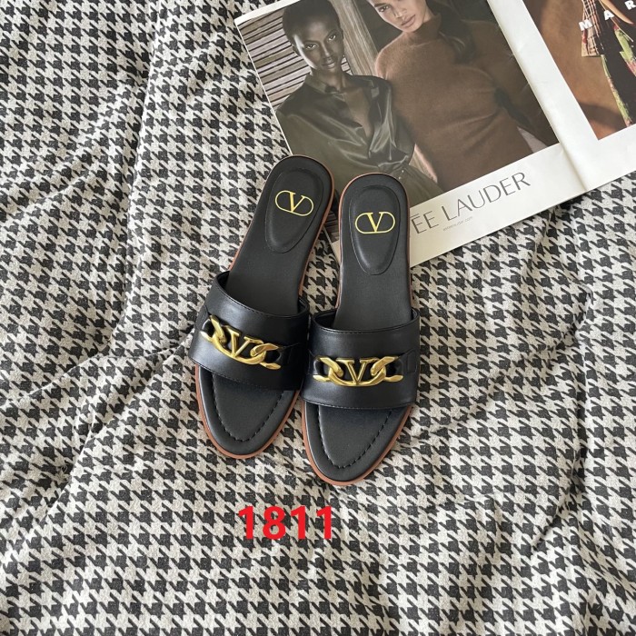 Women's flat slippers shoes, size 34-41, SS50-1811