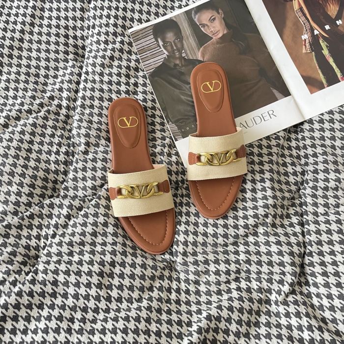 Women's flat slippers shoes, size 34-41, SS50-1813