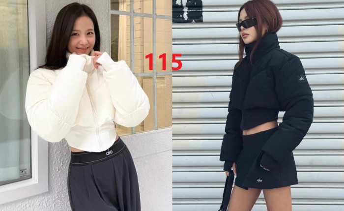 Women double-zipper down cotton coat clothes， CL88-115