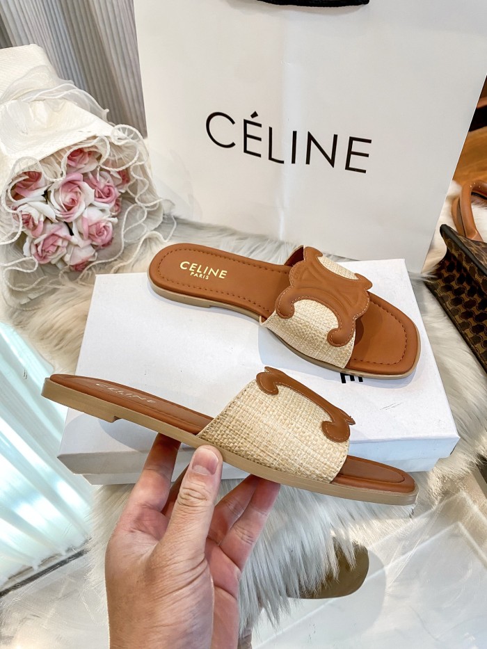 Women's flat slippers shoes, size 35-42, SS50-1841-1842