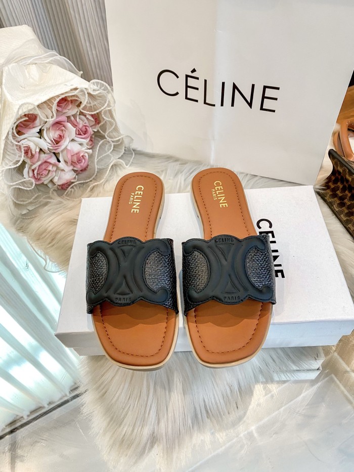 Women's flat slippers shoes, size 35-42, SS50-1841-1842