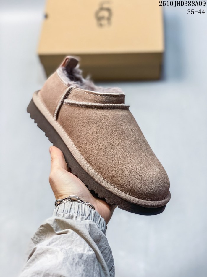 Women's men fur shoes, size 35-44,  with box, SS50-1867
