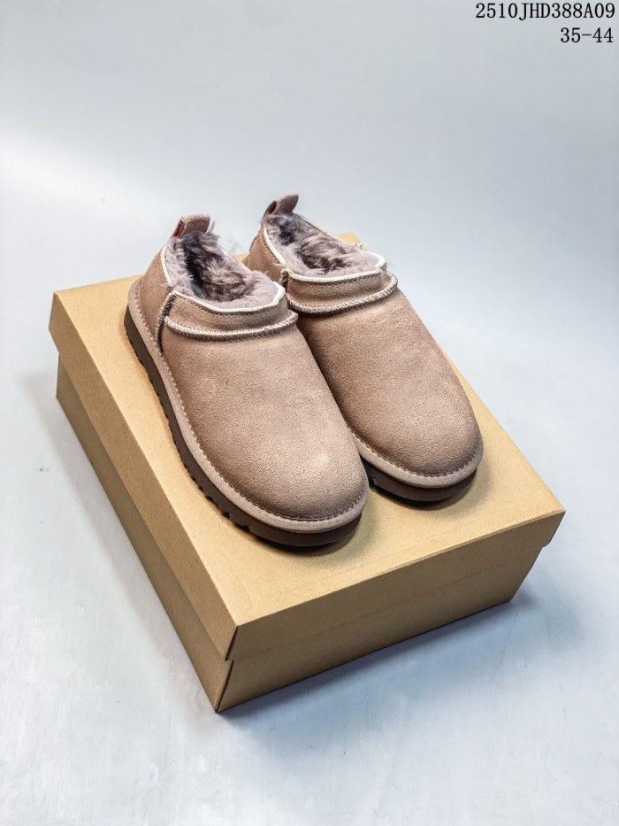 Women's men fur shoes, size 35-44,  with box, SS50-1867