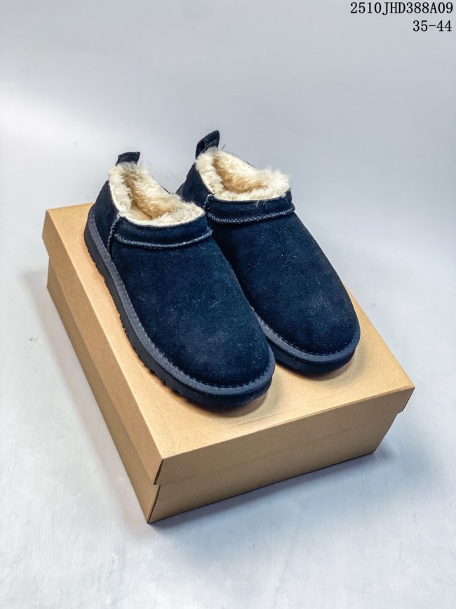 Women's men fur shoes, size 35-44,  with box, SS50-1865