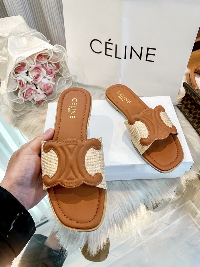 Women's flat slippers shoes, size 35-42, SS50-1841-1842
