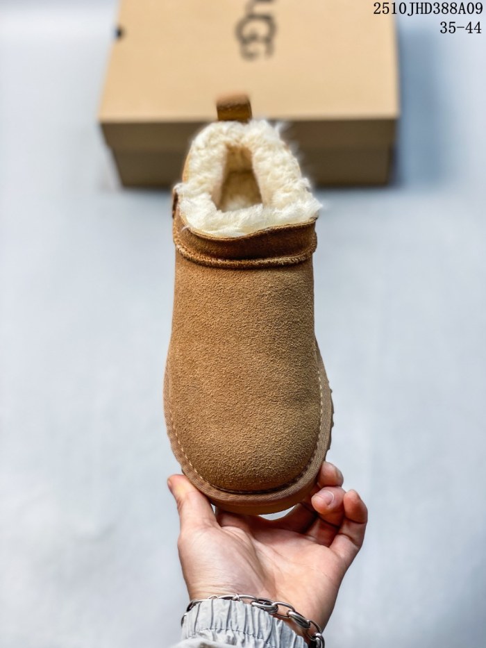 Women's men fur shoes, size 35-44,  with box, SS50-1866
