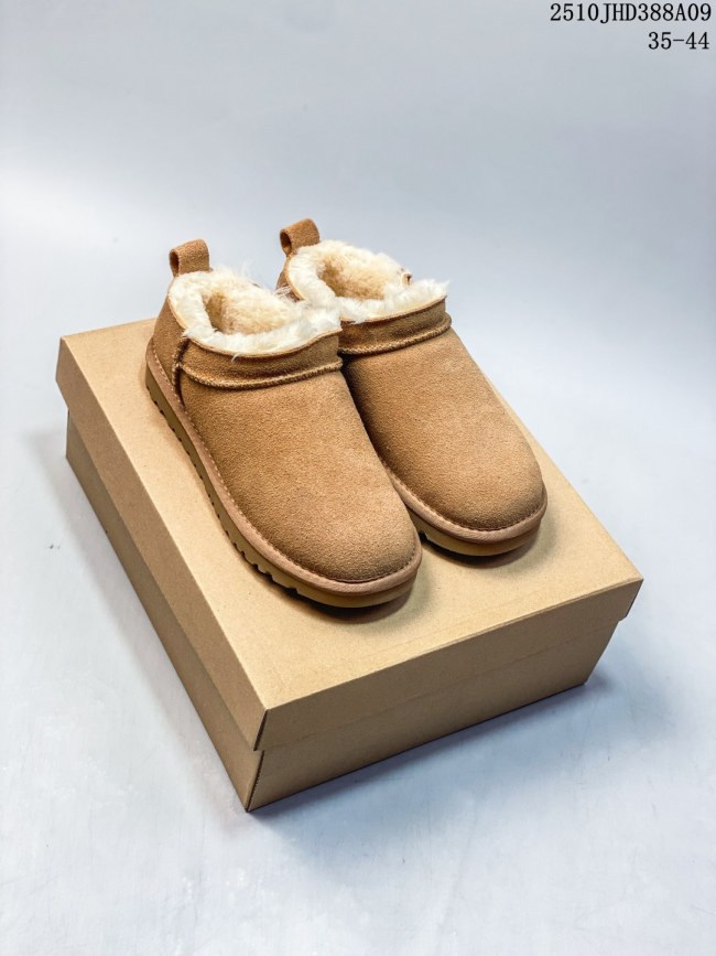 Women's men fur shoes, size 35-44,  with box, SS50-1866
