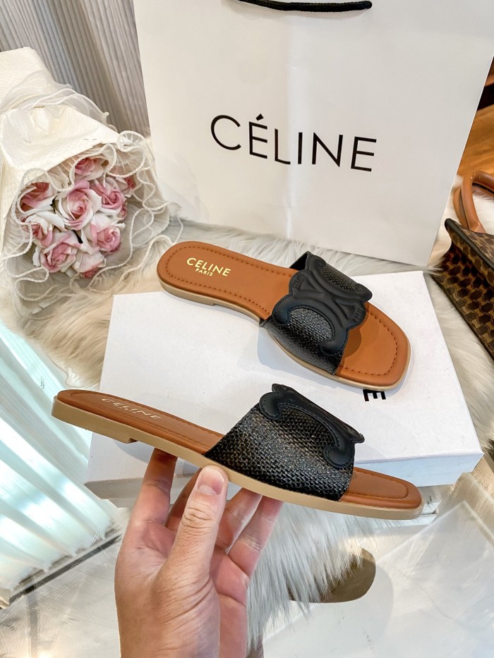 Women's flat slippers shoes, size 35-42, SS50-1841-1842
