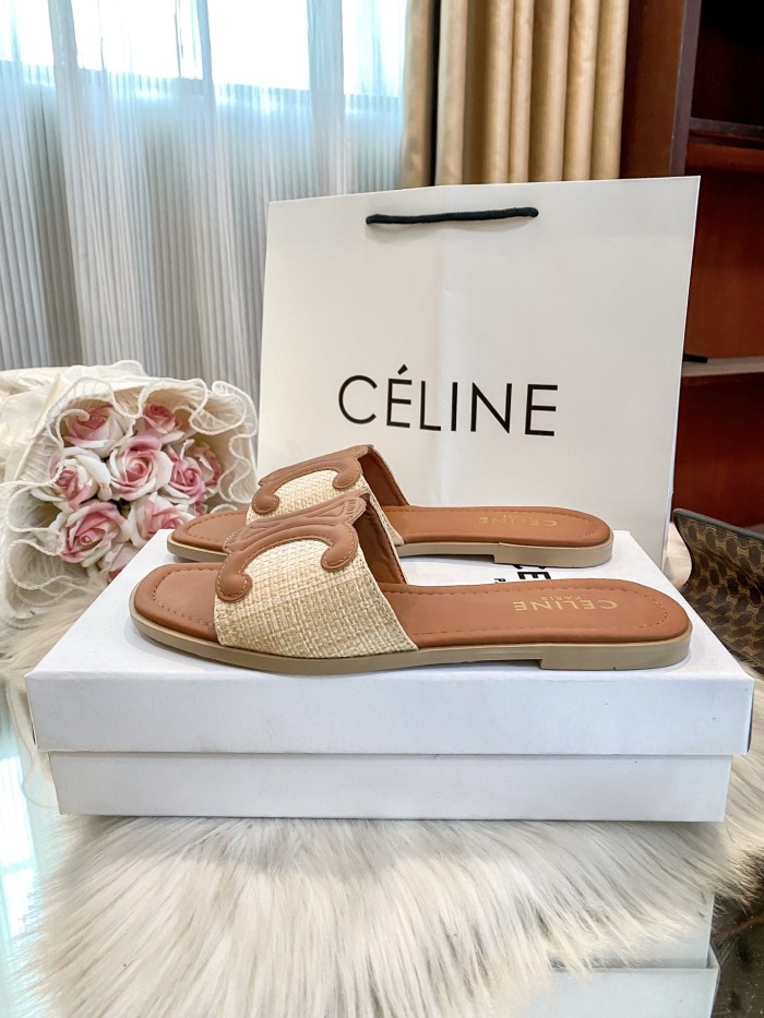 Women's flat slippers shoes, size 35-42, SS50-1841-1842