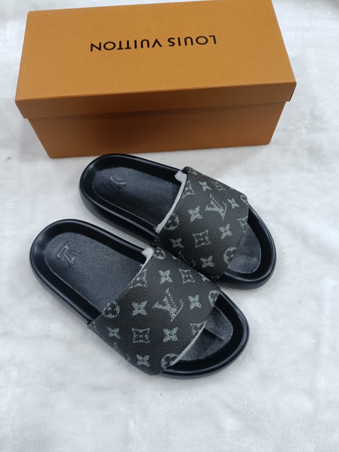 Women's men flat slippers shoes, size 35-46, SS50-1923-1925