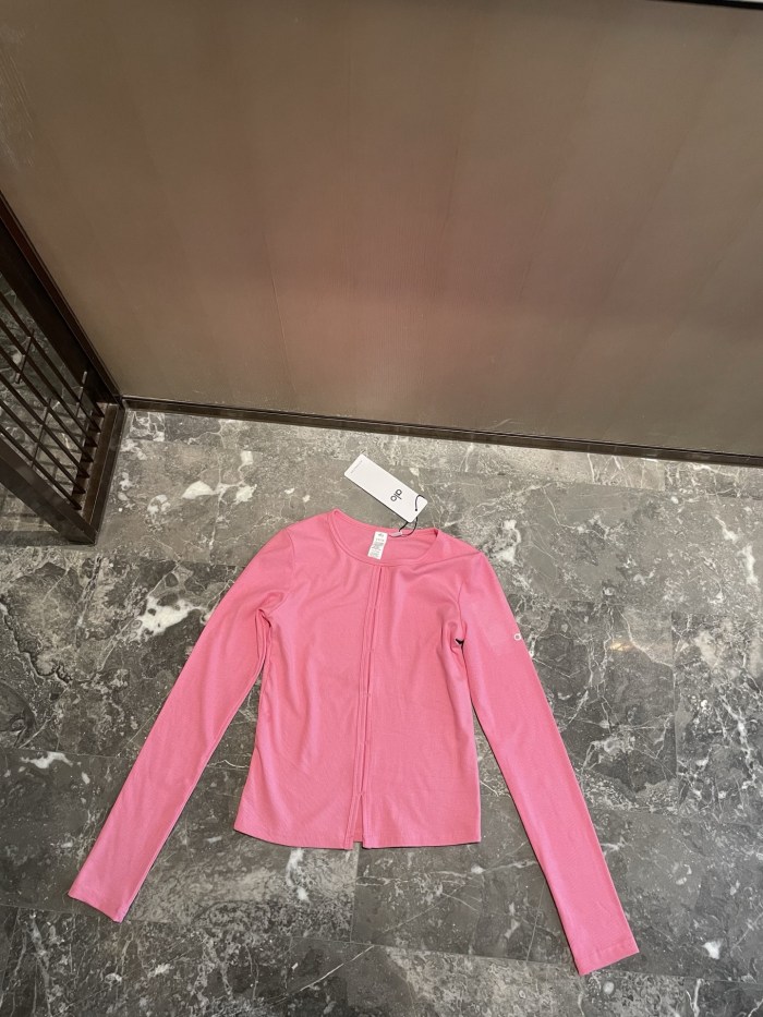 Women Knitted long-sleeved stretch openwork top clothes, CL25-317