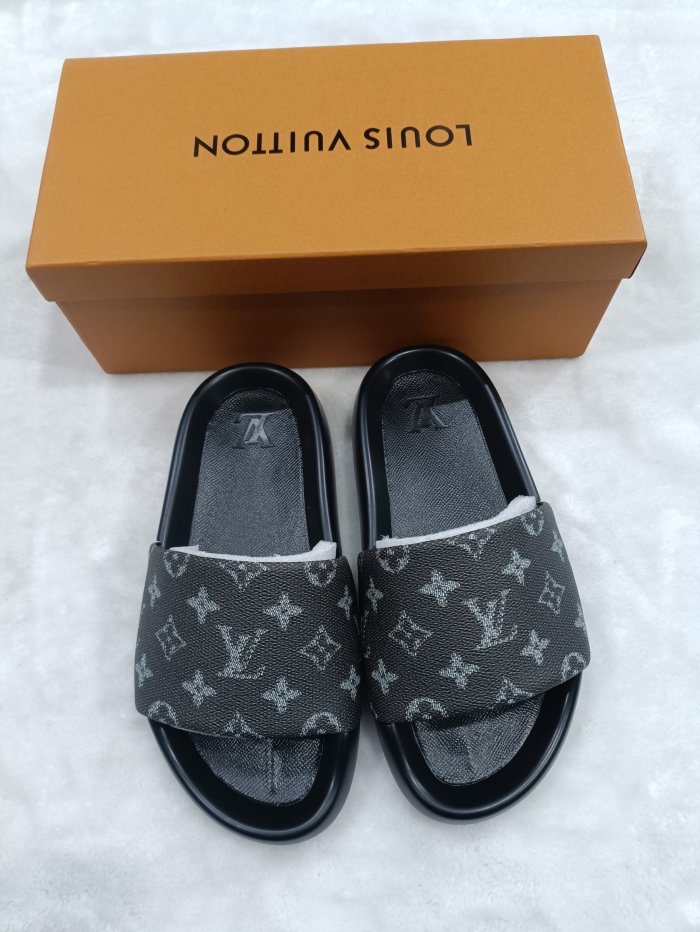 Women's men flat slippers shoes, size 35-46, SS50-1923-1925