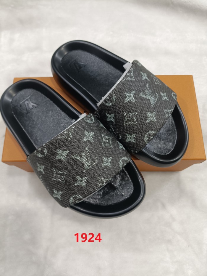 Women's men flat slippers shoes, size 35-46, SS50-1923-1925