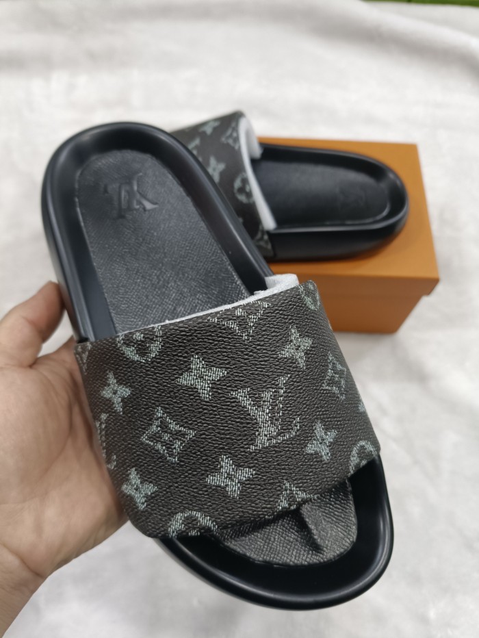Women's men flat slippers shoes, size 35-46, SS50-1923-1925