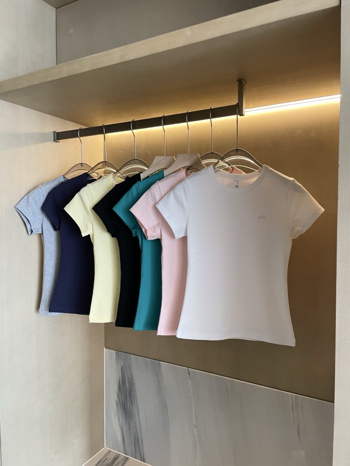Women Reflective Crew neck T-shirt clothes, CL20-81