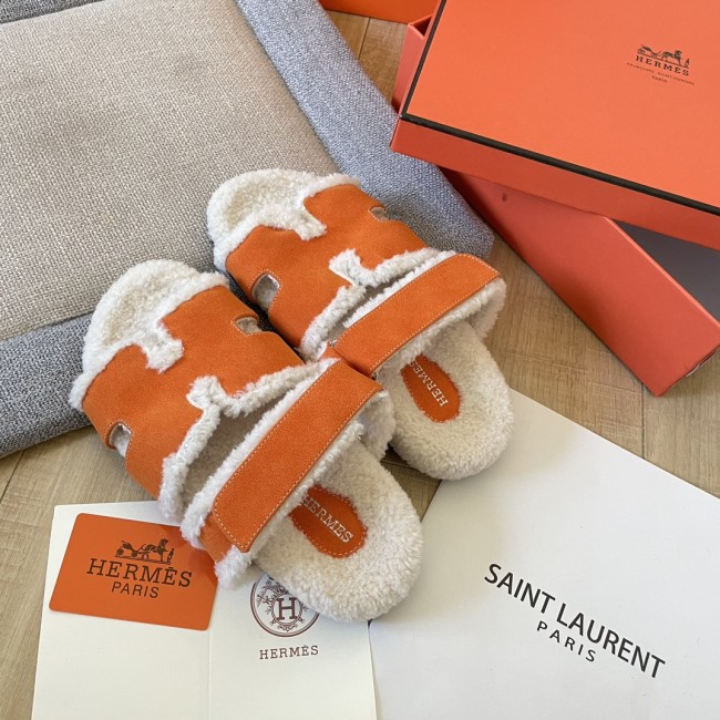 Women's flat wool indoor slippers, size 34-43, SS50-1888