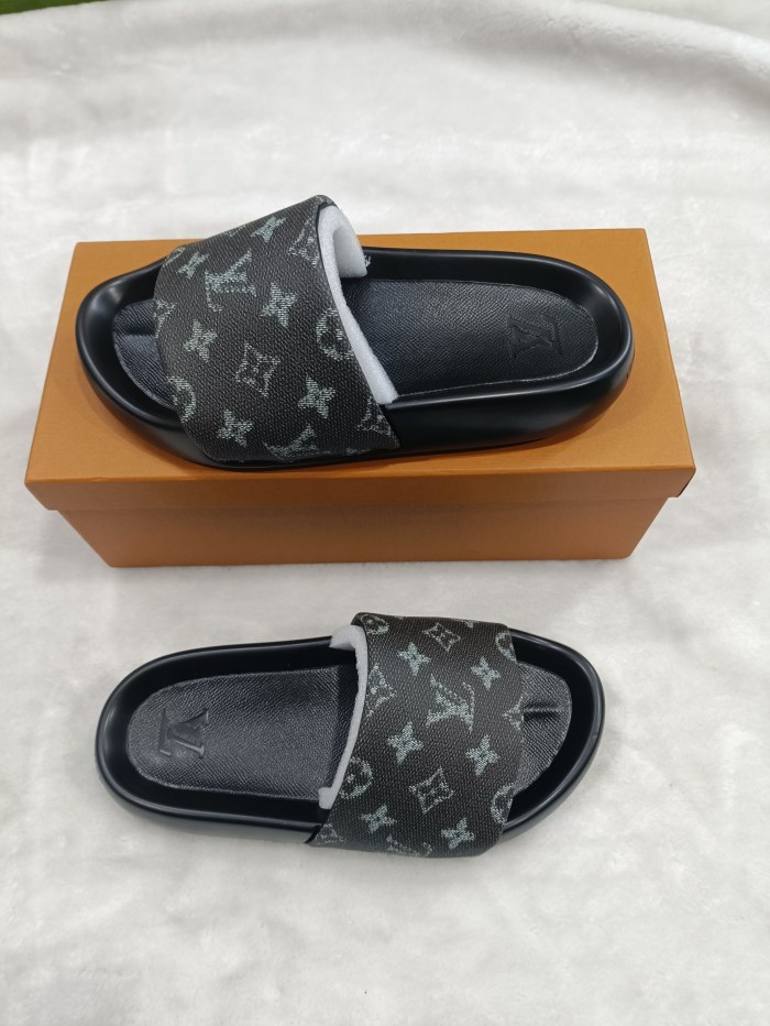 Women's men flat slippers shoes, size 35-46, SS50-1923-1925