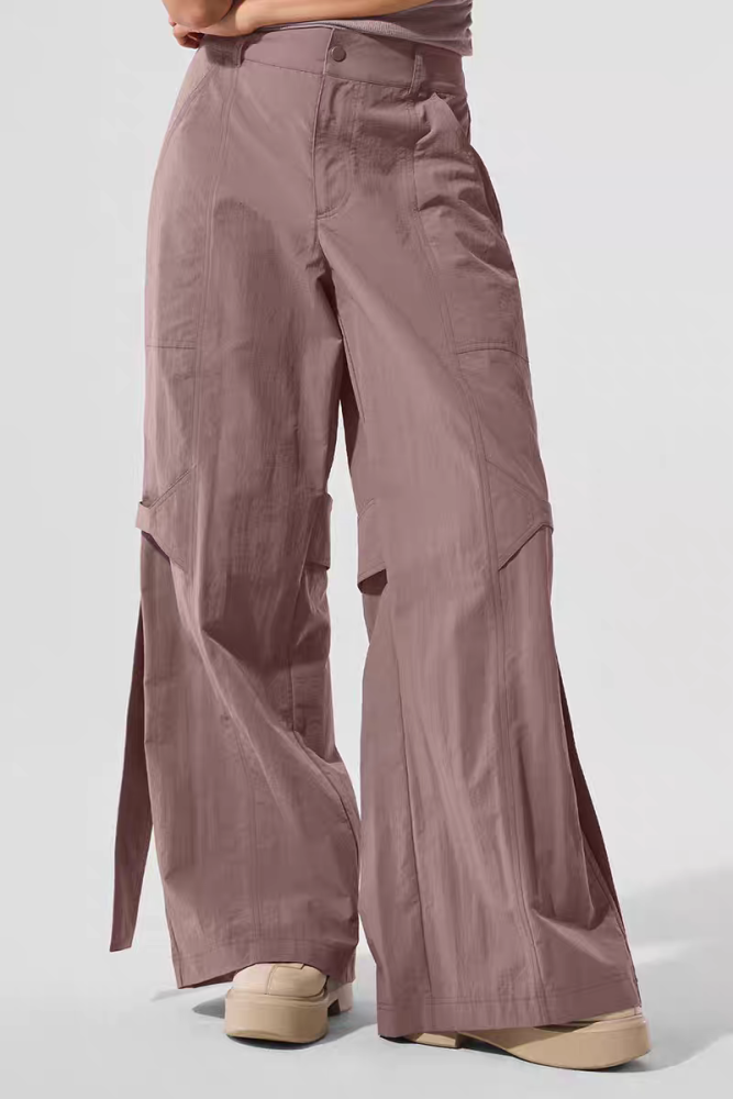 Woman Slit cargo pants clothes ，CL35-14