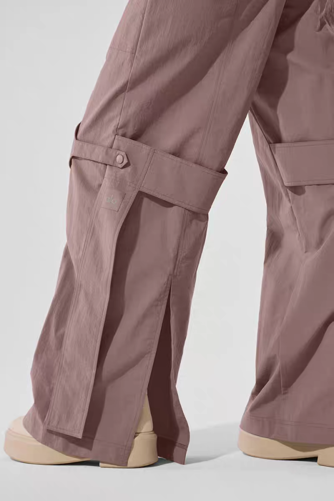 Woman Slit cargo pants clothes ，CL35-14