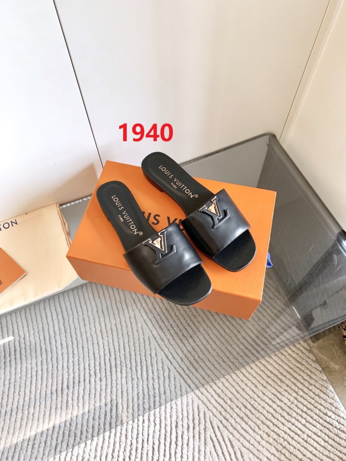 Women's flat slippers shoes, size 35-44, SS50-1940