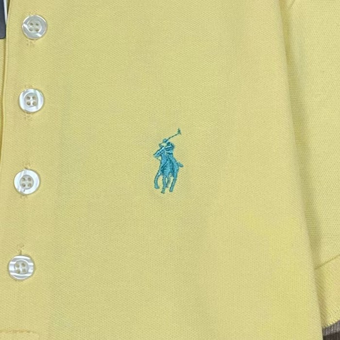 Women's cotton embroidered collared short-sleeved T-shirt,please size one up,CL25-322-328