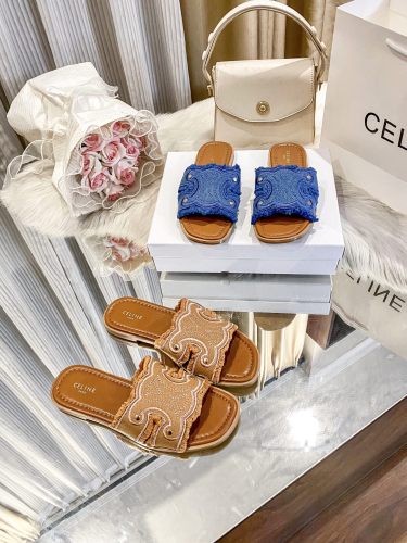 Women's flat slippers shoes, size 35-42, SS50-1982-1983