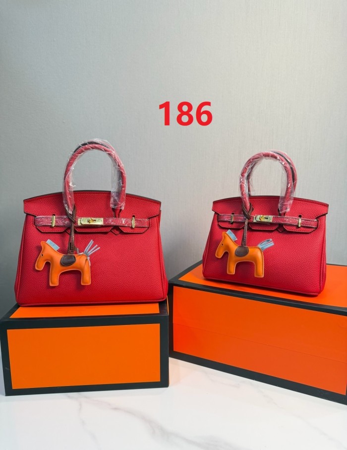 Split leather bag ,4A ,size 25x12x18cm/30x16x24cm,no box,  B98-181-186