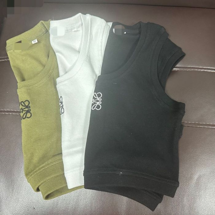 Knitted Embroidered Top Vest for women, Size S-XL,CL20-84