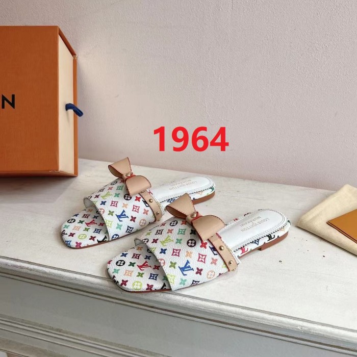 Women's flat slippers shoes, size 35-42, SS50-1963-1965