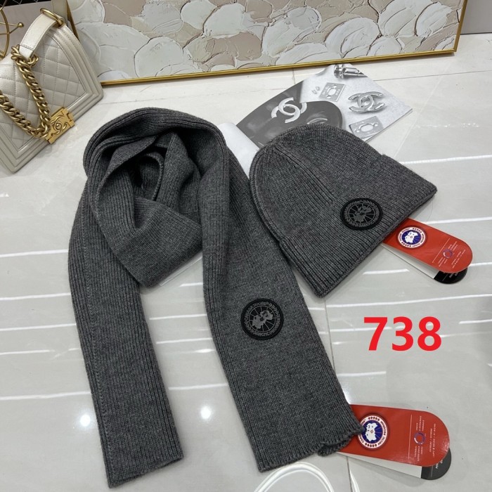 Cashmere cotton scarf and hat,no box. HX25-736-741