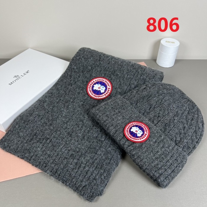 Cashmere cotton scarf and hat,no box. HX25-805-814