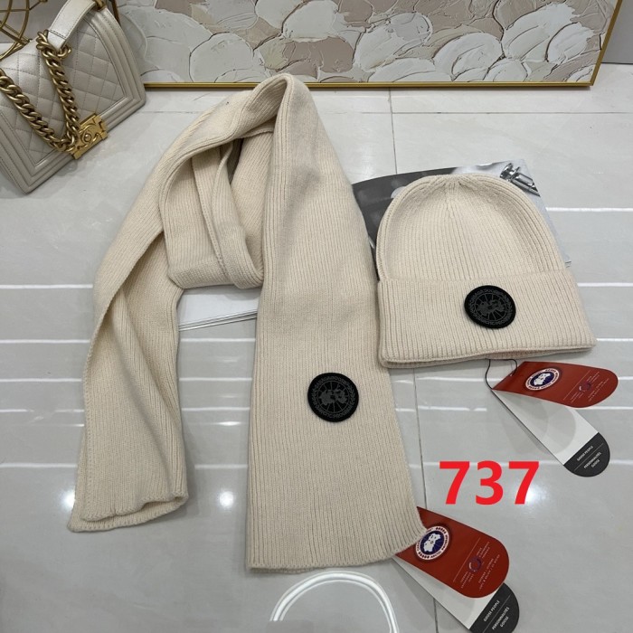 Cashmere cotton scarf and hat,no box. HX25-736-741