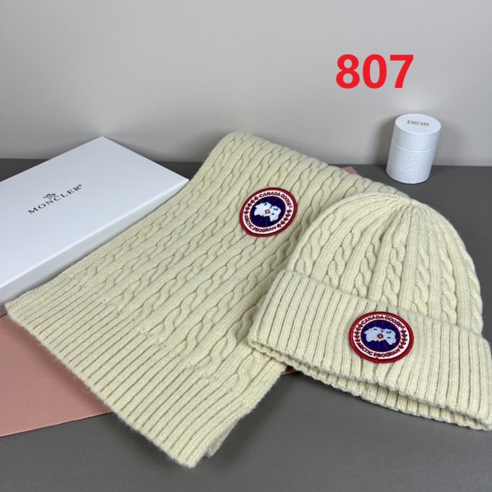 Cashmere cotton scarf and hat,no box. HX25-805-814