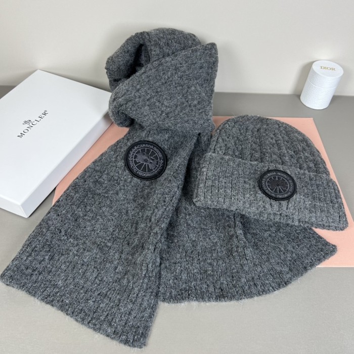 Cashmere cotton scarf and hat,no box. HX25-805-814